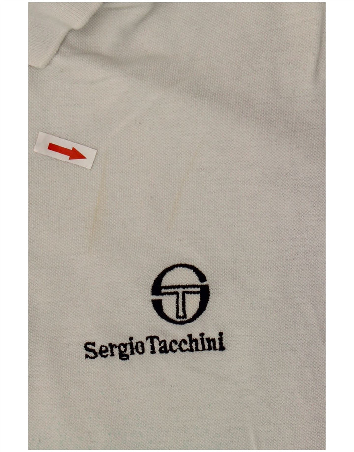 SERGIO TACCHINI Muška polo majica Medium White Tie Dye Pamuk