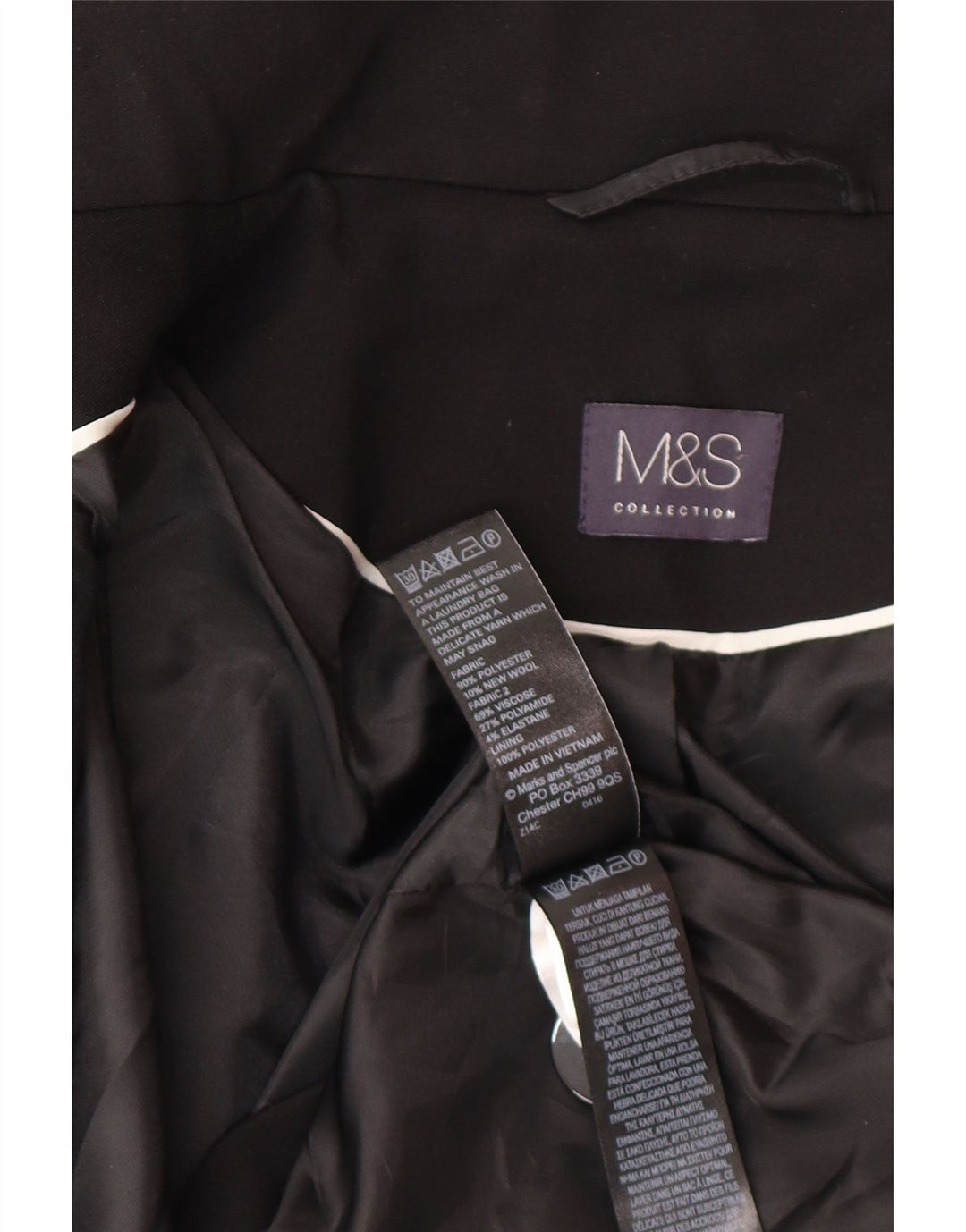 Marks & Spencer ženska bomber jakna UK 14 veliki sivi flekasti poliester