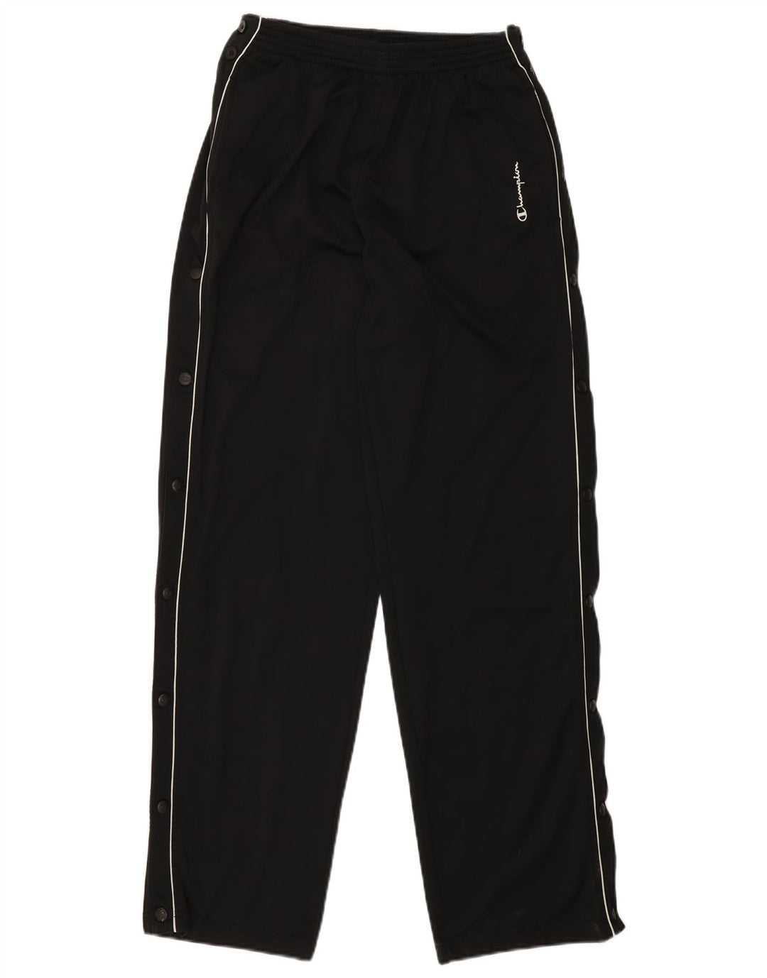 CHAMPION Womens Tracksuit Trousers UK 14 Large  Black Polyester