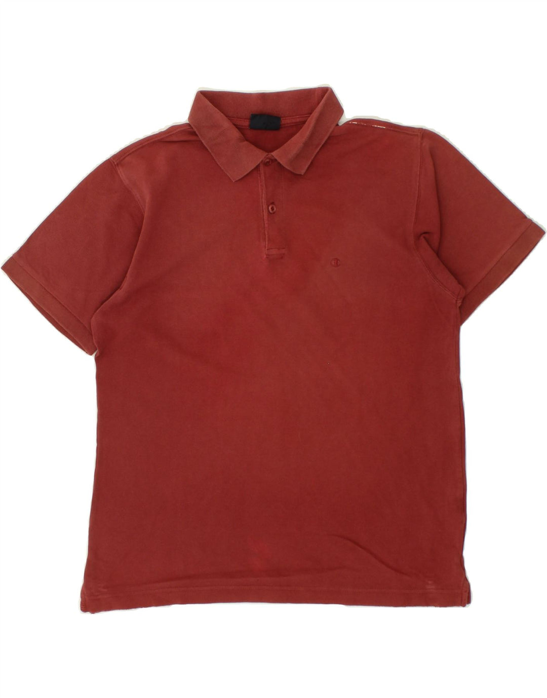 CHAMPION Mens Polo Shirt Medium Red Cotton Vintage Champion and Second-Hand Champion from Messina Hembry 