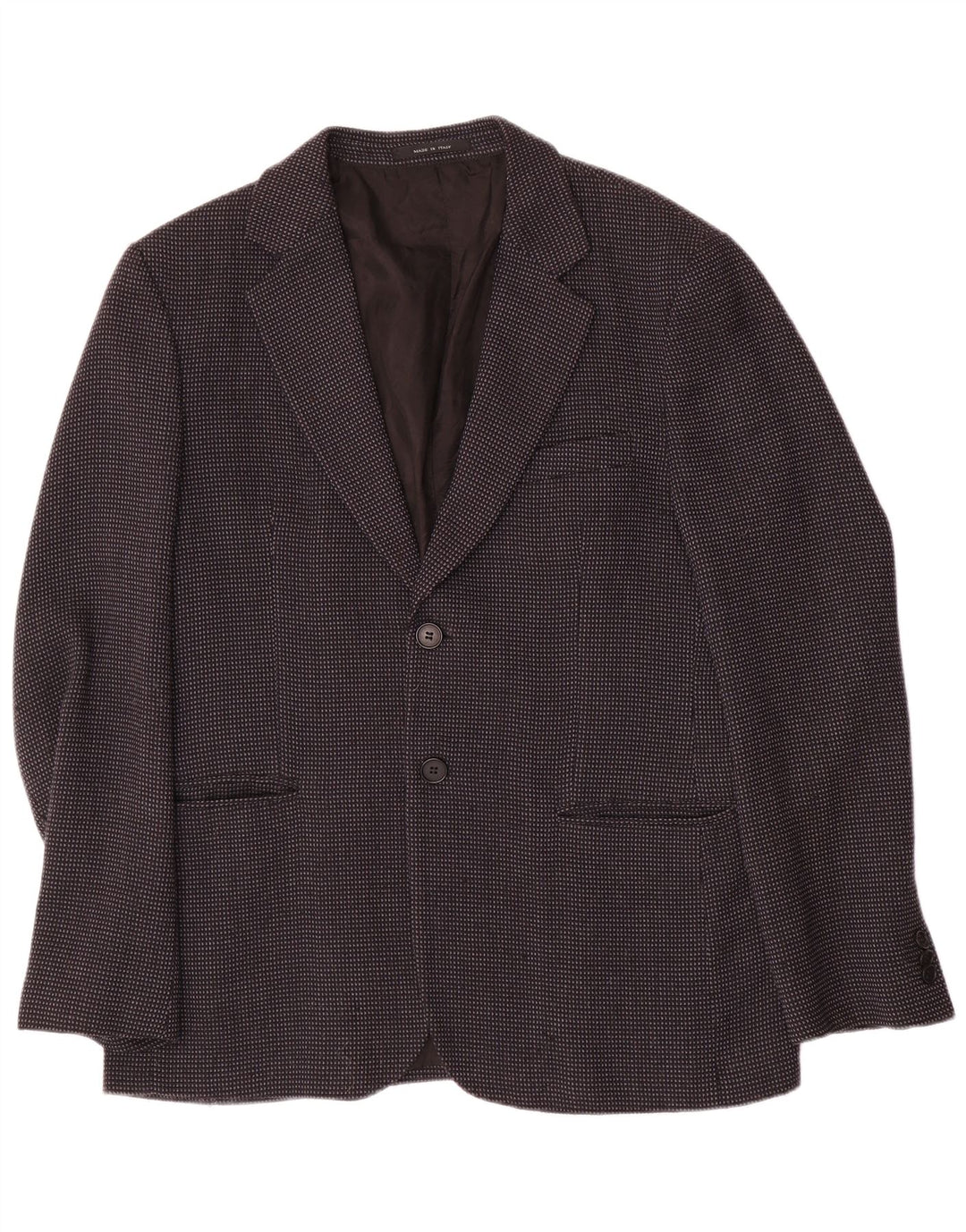 EMPORIO ARMANI Muška jakna sako s 2 gumba IT 54 XL Siva točkasta vuna