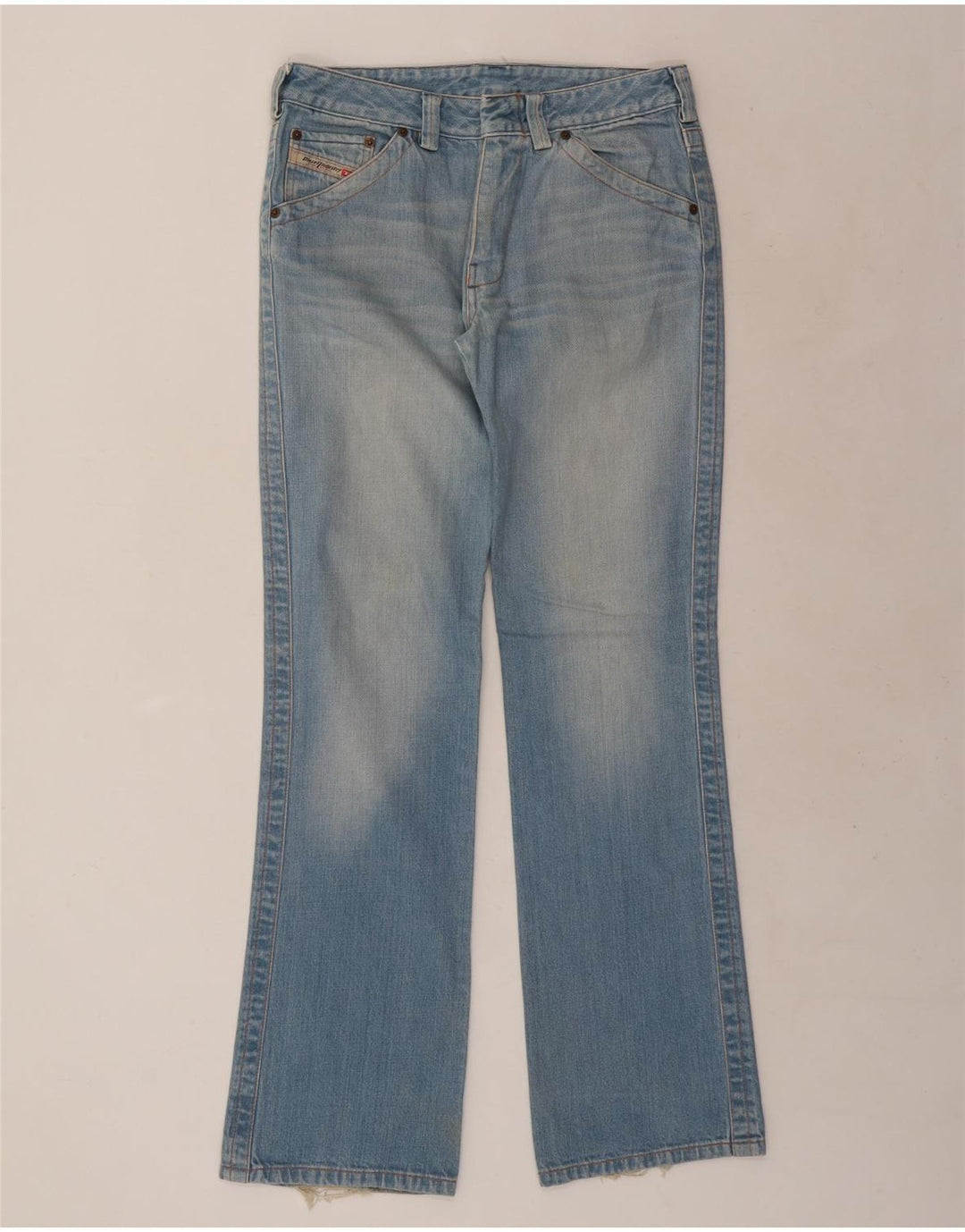 Diesel Ženske Bootcut traperice W32 L34 Plavi pamuk
