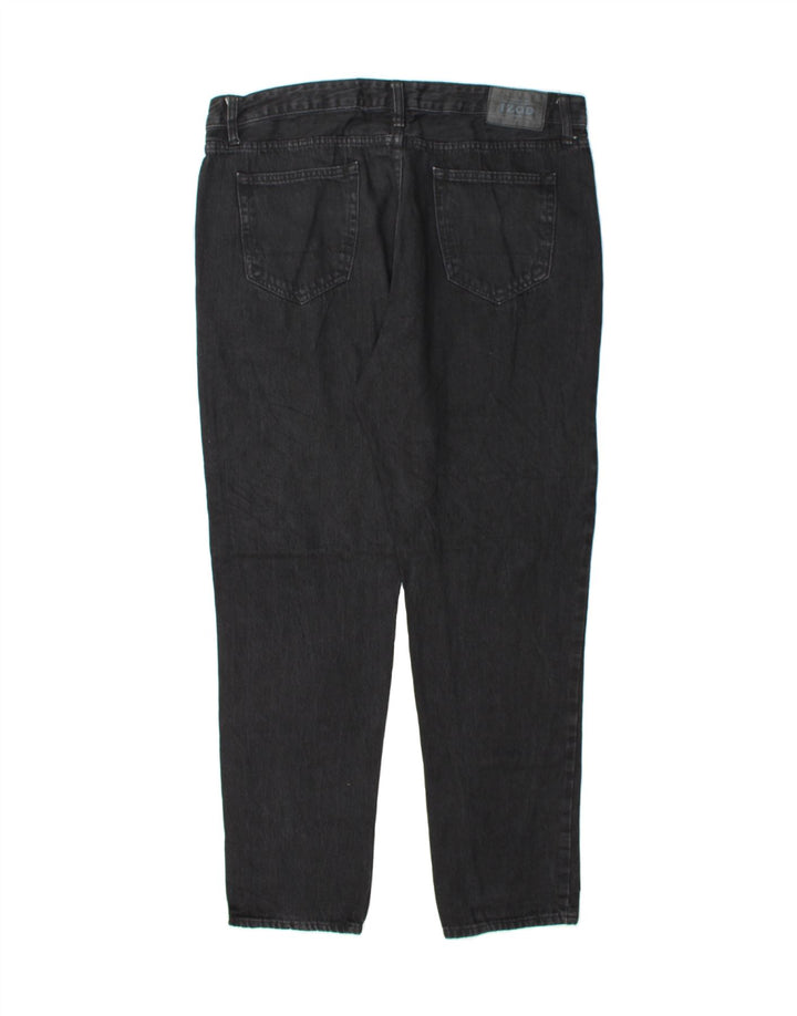 IZOD Mens Slim Jeans W38 L32 Black Cotton Vintage Izod and Second-Hand Izod from Messina Hembry 