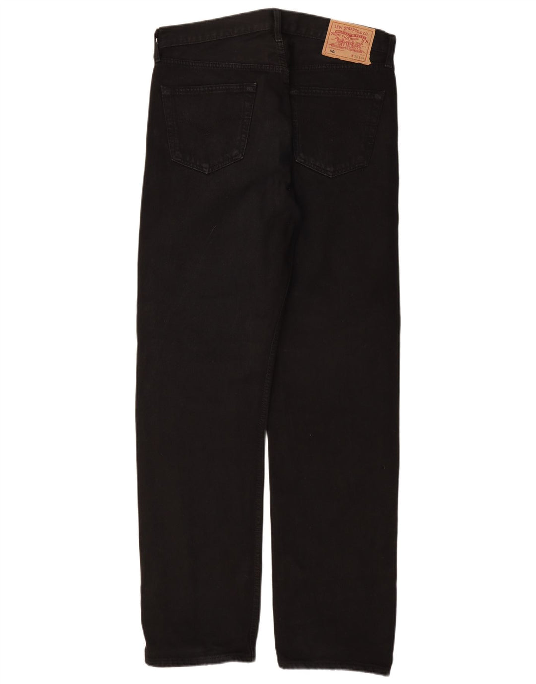 LEVI'S muške 501 ravne traperice W36 L34 crni pamuk