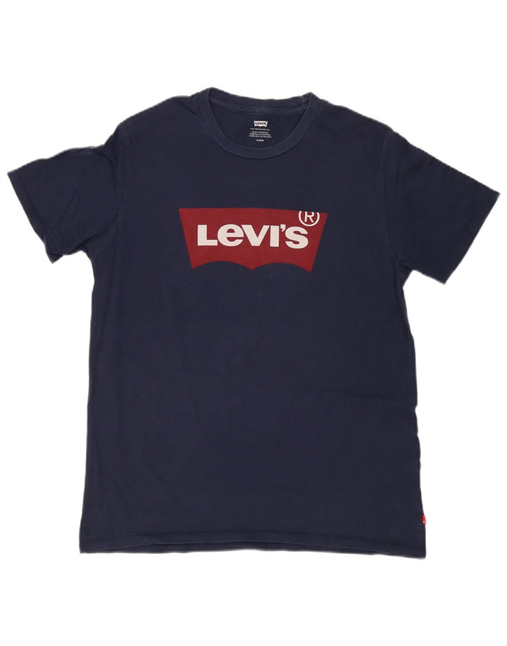 LEVI'S muška majica kratkih rukava s grafičkim motivima Srednji tamnoplavi pamuk