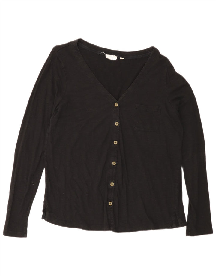 FAT FACE Ženska košulja bluza UK 16 Velika crna