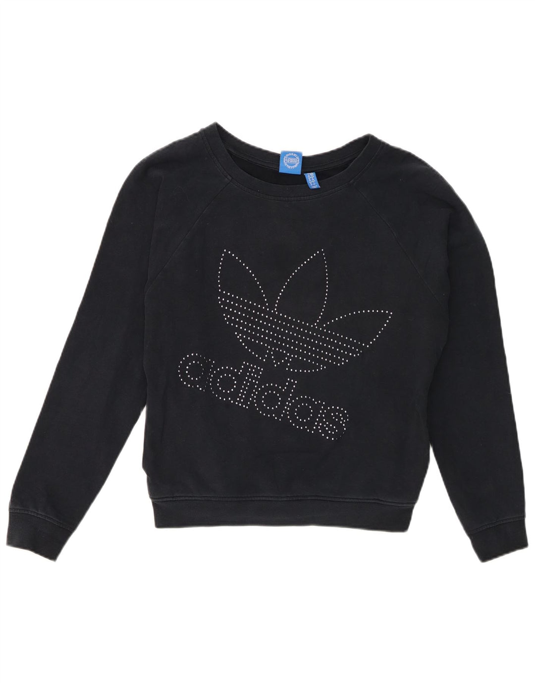 Adidas ženska majica s velikim motivom UK 10, mala tamnoplava