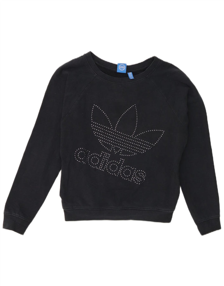 Adidas ženska majica s velikim motivom UK 10, mala tamnoplava