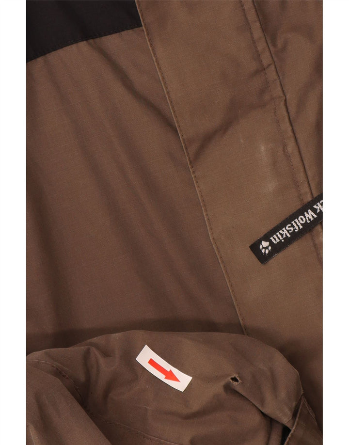 Jack Wolfskin muška vjetrovka s kapuljačom UK 38 srednje smeđe boje
