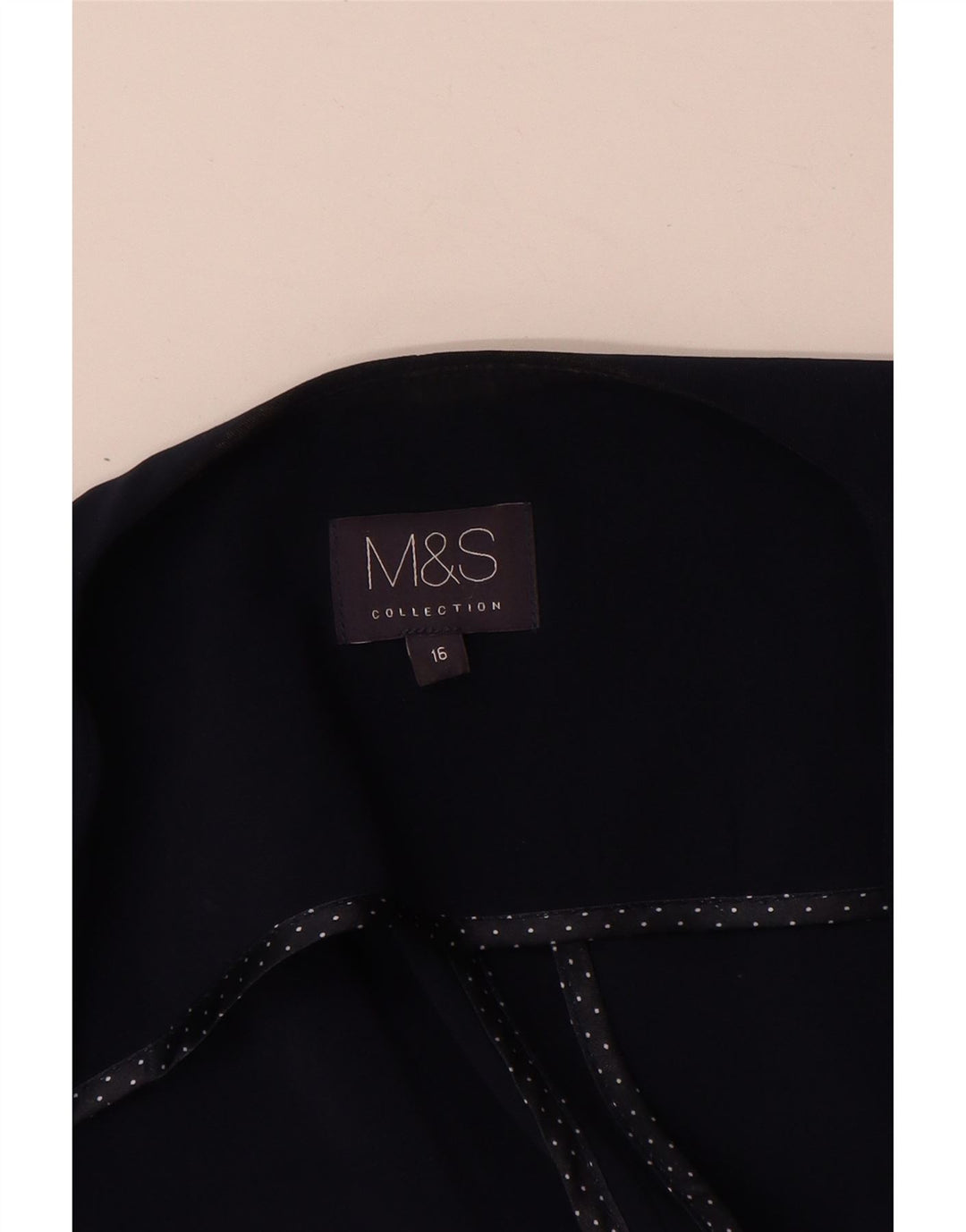 Marks & Spencer ženski gornji dio bolera UK 16 veliki tamnoplavi poliester