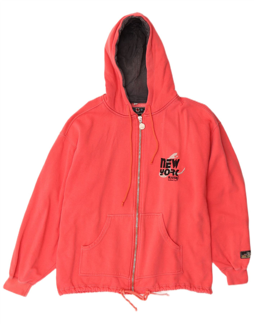 Muški džemper s kapuljačom s patentnim zatvaračem Uncle Sam, srednji crveni pamuk