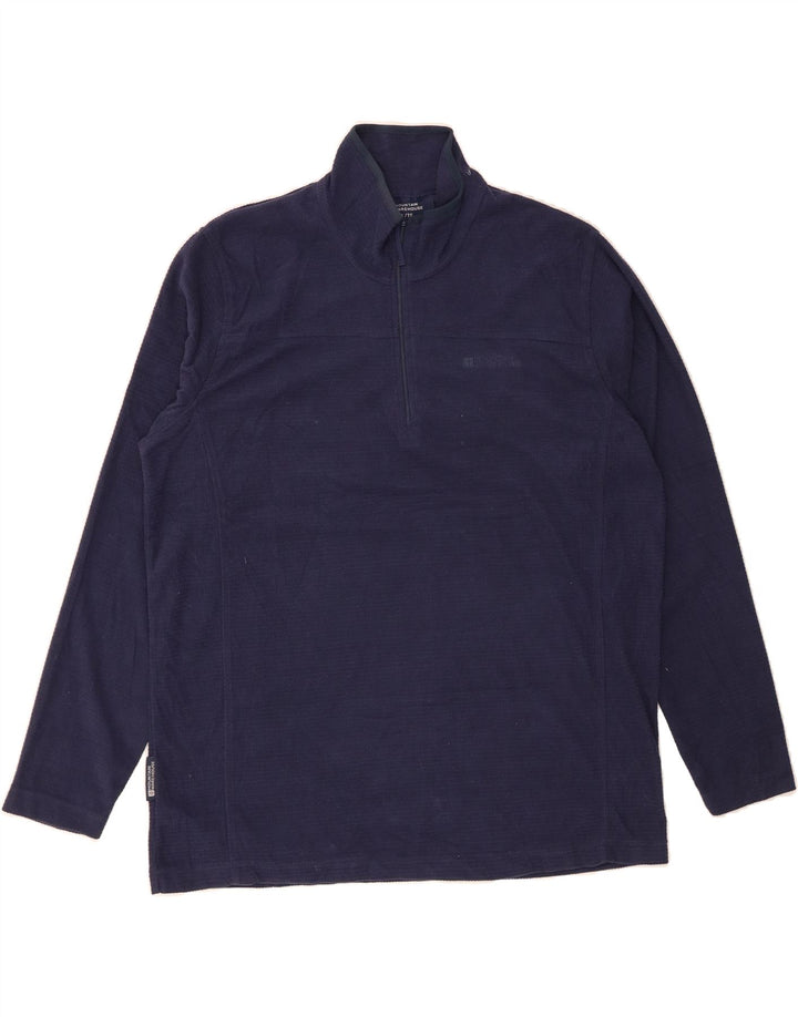 MOUNTAIN WAREHOUSE Mens Zip Neck Pullover Tracksuit Top XL Navy Blue Vintage Mountain Warehouse and Second-Hand Mountain Warehouse from Messina Hembry 