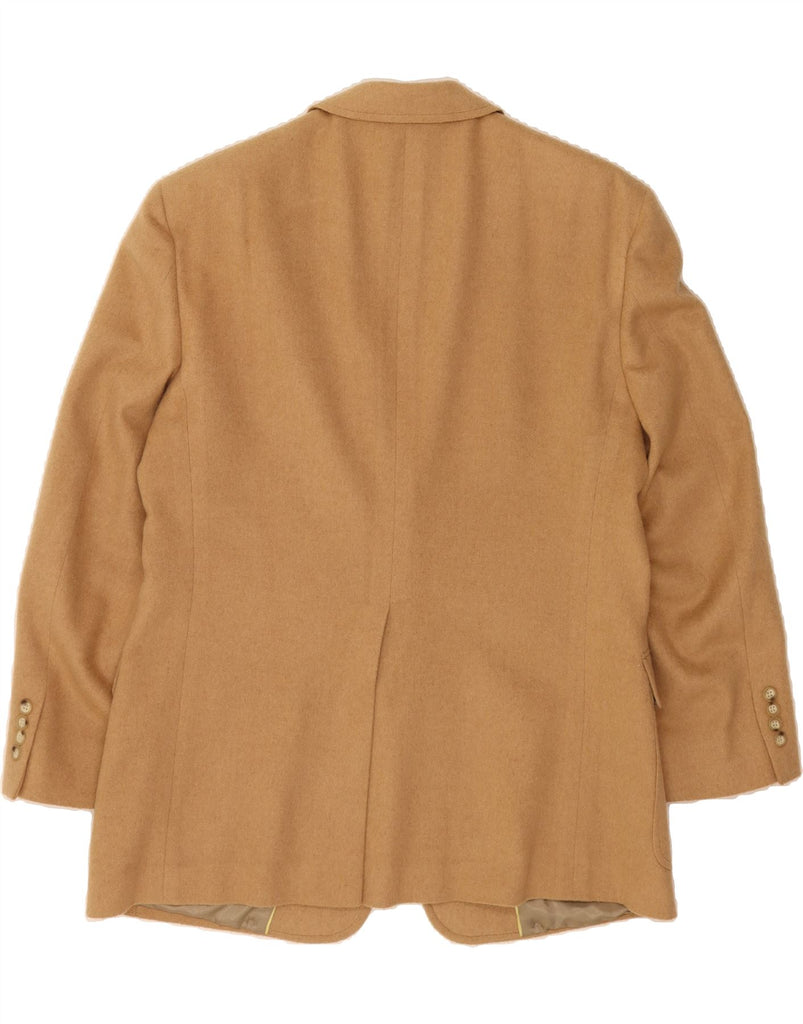 AUSTIN REED Mens 2 Button Blazer Jacket UK 36 Small Brown Camelhair Vintage Austin Reed and Second-Hand Austin Reed from Messina Hembry 