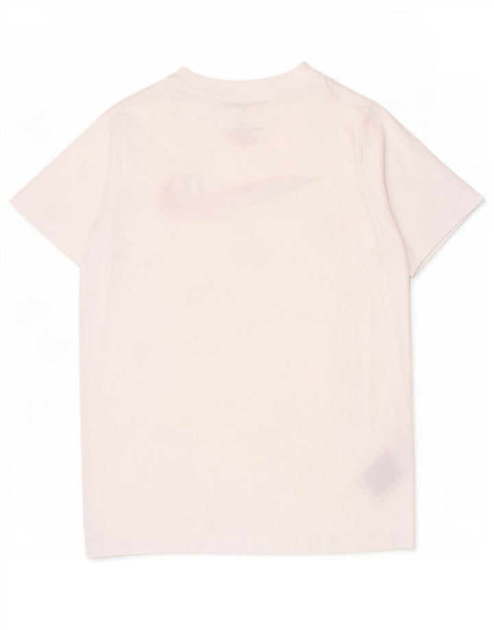 Nike Boys Graphic T-Shirt Top 10-11 Years Srednje bijeli pamuk