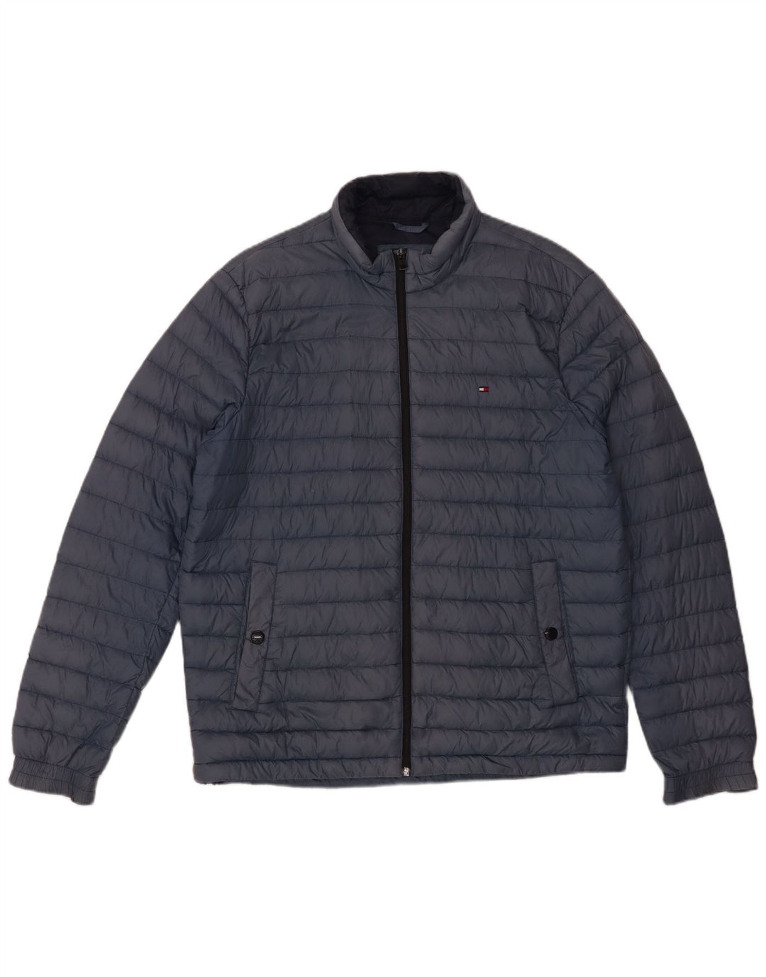 Tommy Hilfiger muška podstavljena jakna UK 40 Large tamnoplavi poliamid