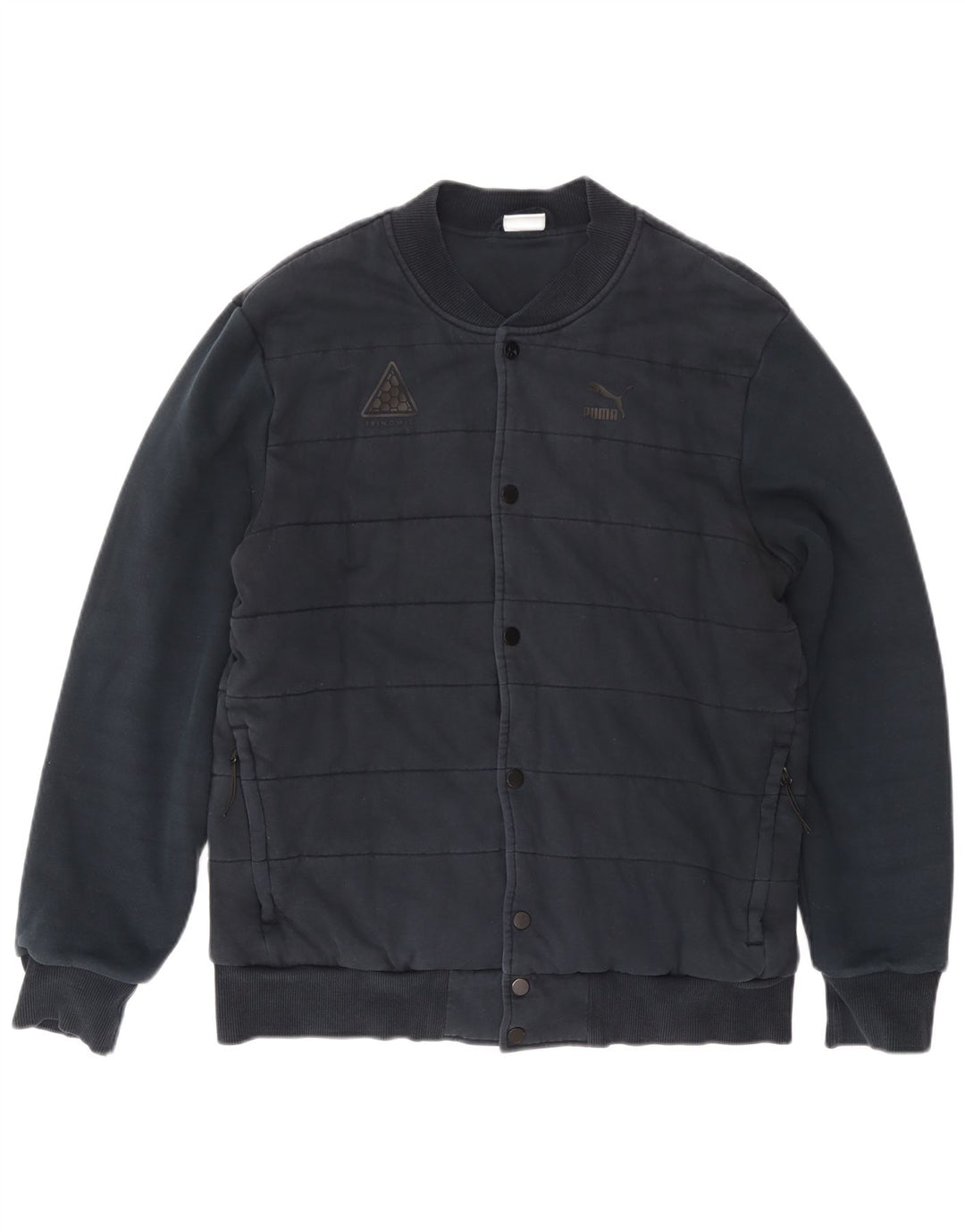 PUMA muška bomber jakna UK 40 Large tamnoplavi pamuk