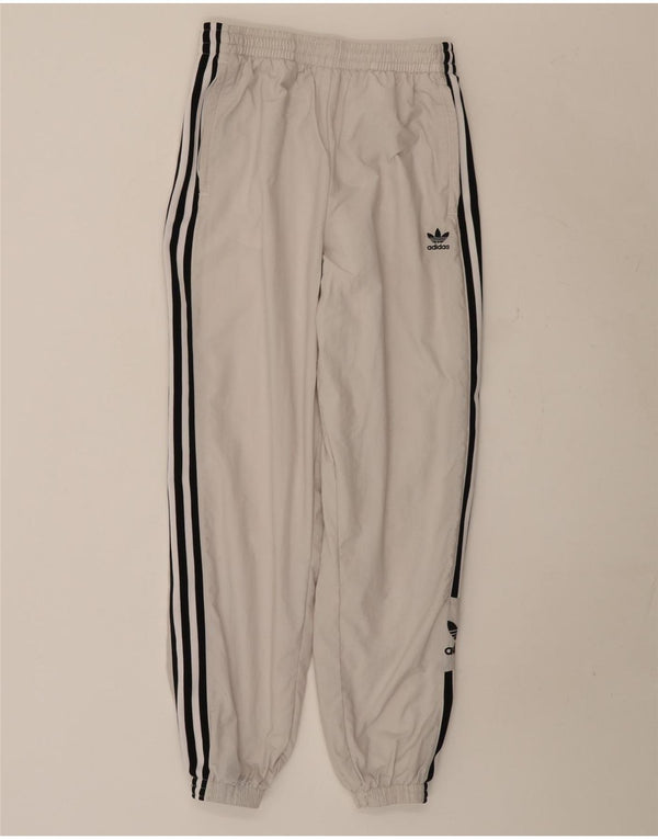 Adidas ženske hlače za trenirku Joggers UK 10 male bijele najlonske hlače