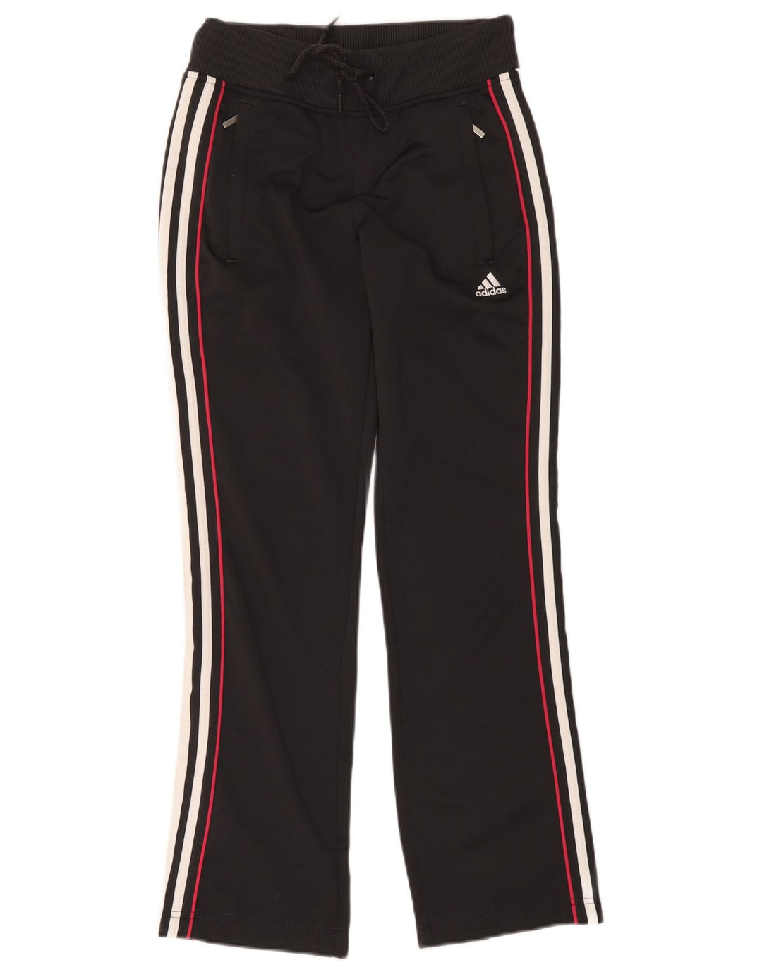 Adidas ženske hlače za trenirku UK 10 male crne poliesterske