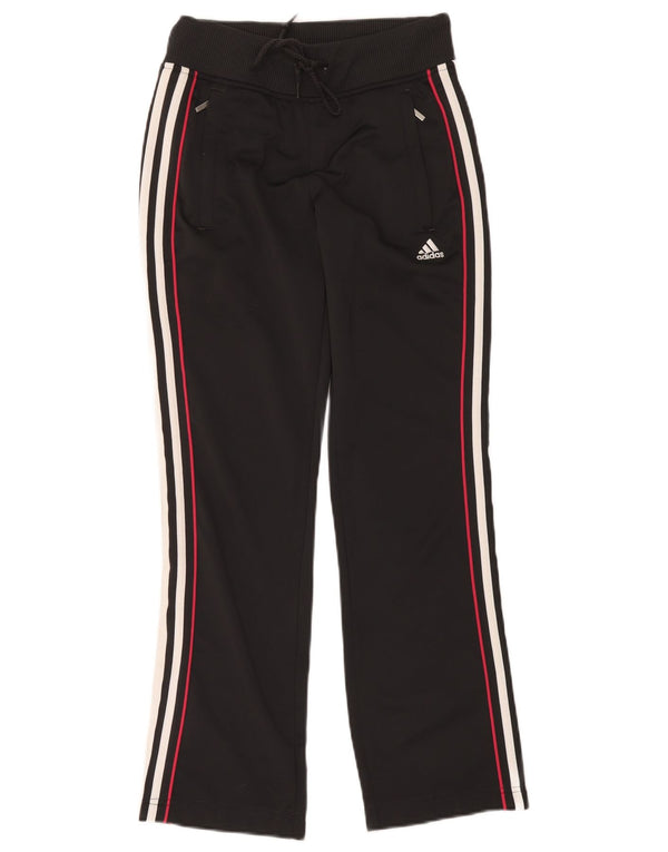Adidas ženske hlače za trenirku UK 10 male crne poliesterske