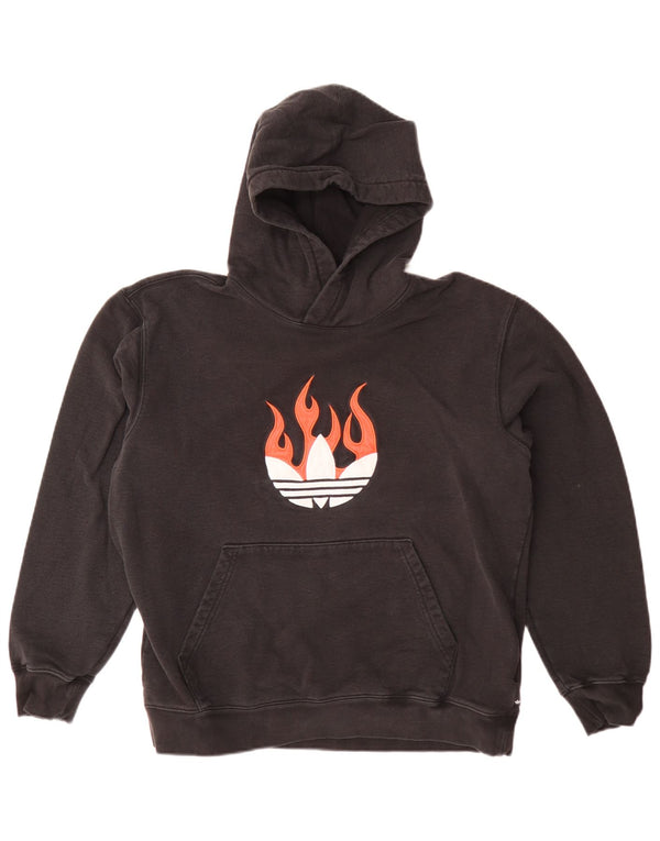 Adidas muška majica s kapuljačom srednje veličine, crni pamuk