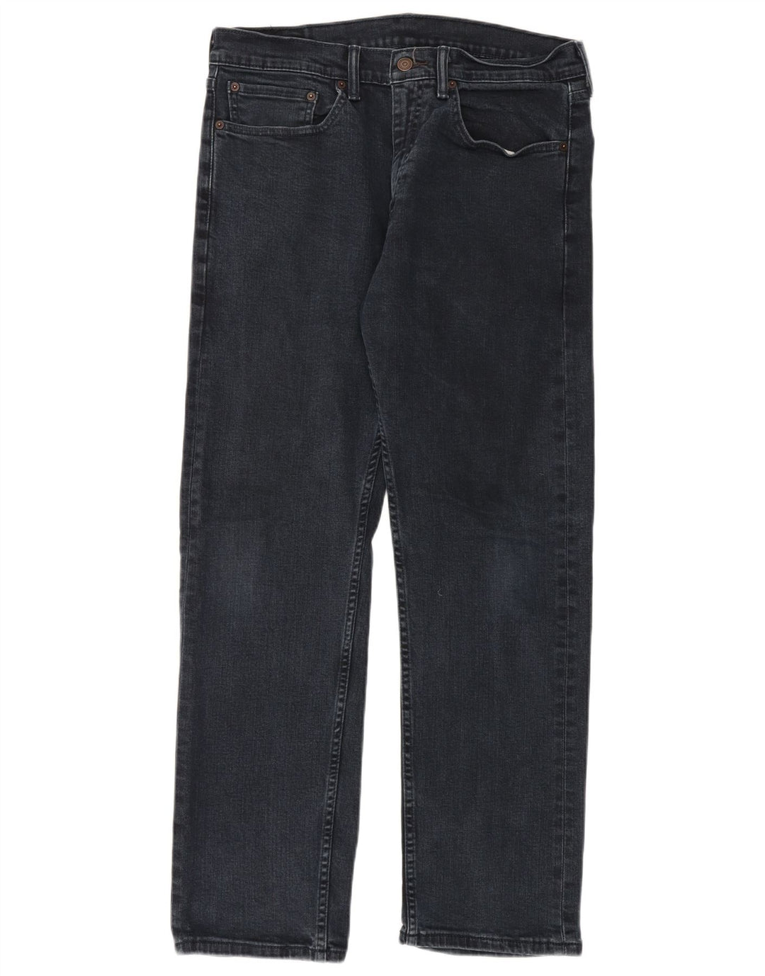 Levi's muške 505 ravne traperice W34 L30 tamnoplavi pamuk