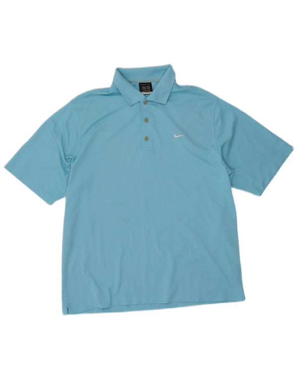Nike muška polo majica UK 42/44 veliki plavi poliester