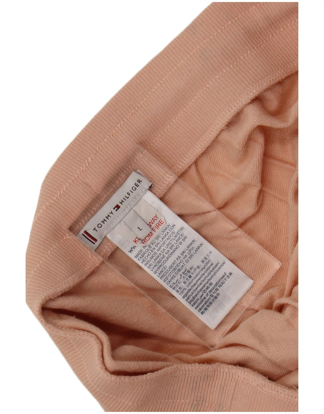 TOMMY HILFIGER Ženska trenirka Hlače Joggers UK 14 Large Pink Cotton