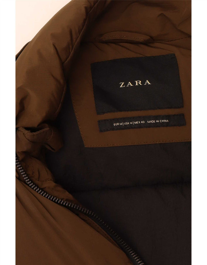 Zara muški podstavljeni kaput UK 38 srednji kaki najlonski biciklist