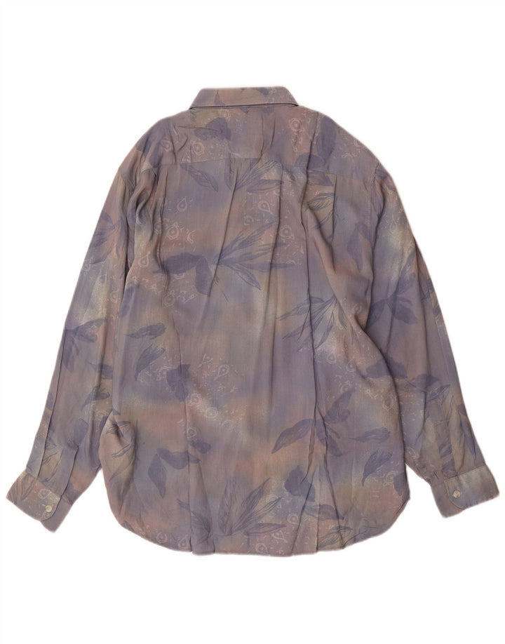 VINTAGE muška košulja velika raznobojna cvjetna viskoza