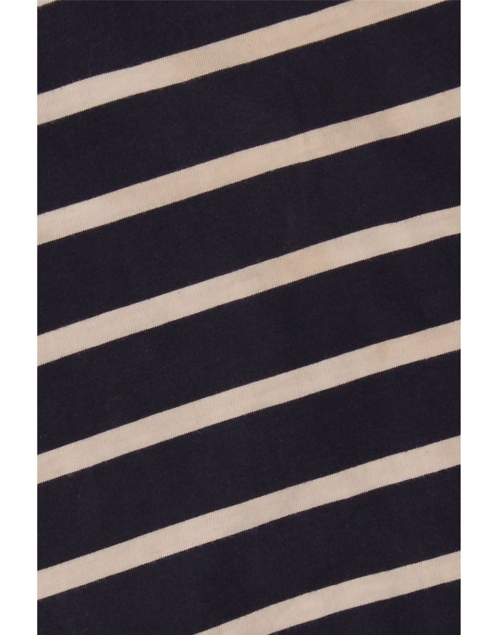 FAT FACE Ženska majica dugih rukava UK 18 XL, tamnoplavi pamuk na pruge