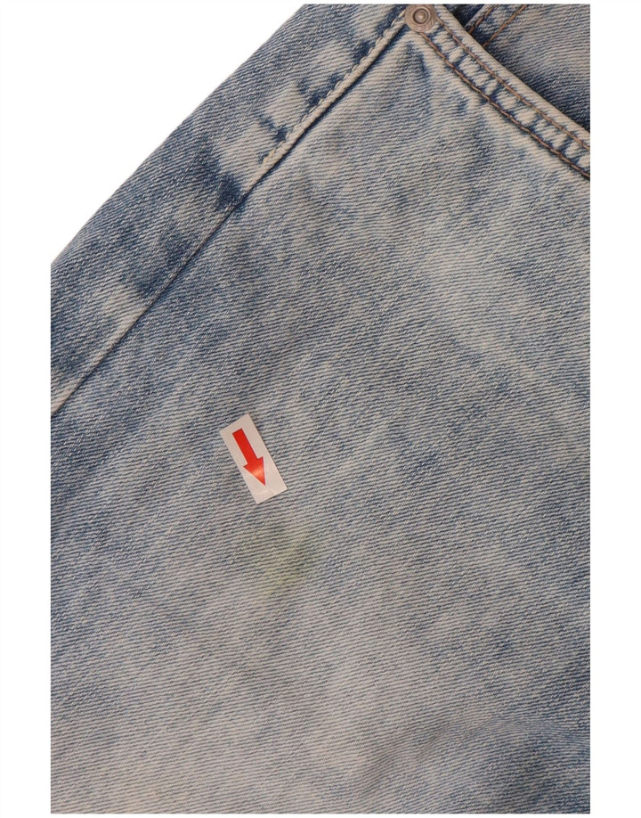 Lee muške traper kratke hlače W32 srednje plavi pamuk