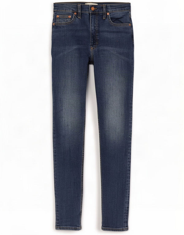 French Connection Womens Skinny Jeans UK 10 Small W30 L28 Blue Cotton