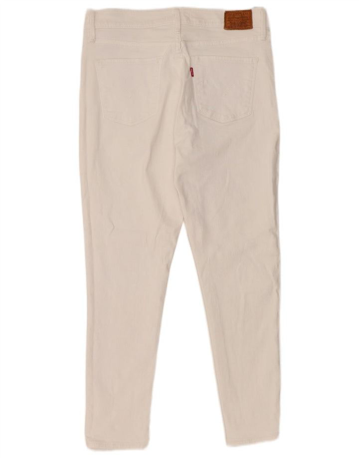 LEVI'S Ženske 311 uske traperice W29 L26 Bijeli pamuk