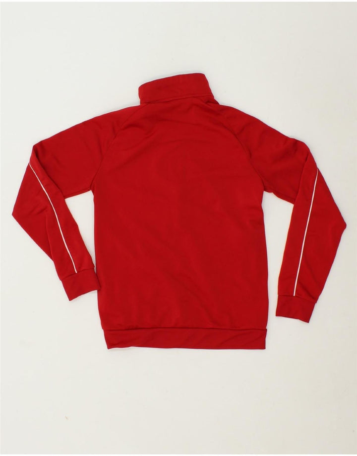 ADIDAS Boys Tracksuit Top Jacket 11-12 Years Red Polyester Vintage Adidas and Second-Hand Adidas from Messina Hembry 
