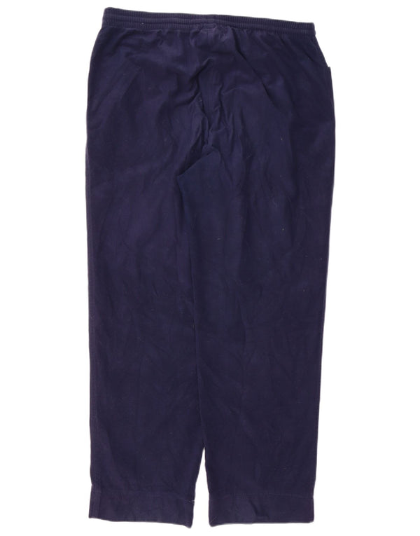 Diadora muške trenirke od velura UK 42, veliki tamnoplavi poliester