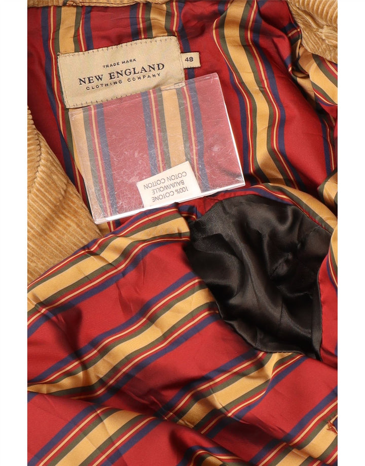 NOVA ENGLESKA Muški kaput od samta EU 48, srednje smeđi pamuk