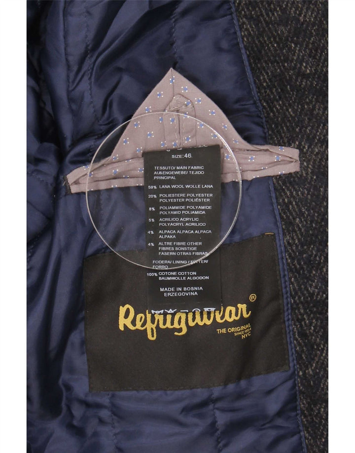 Refrigiwear muški kaput IT 46 Mala siva vuna