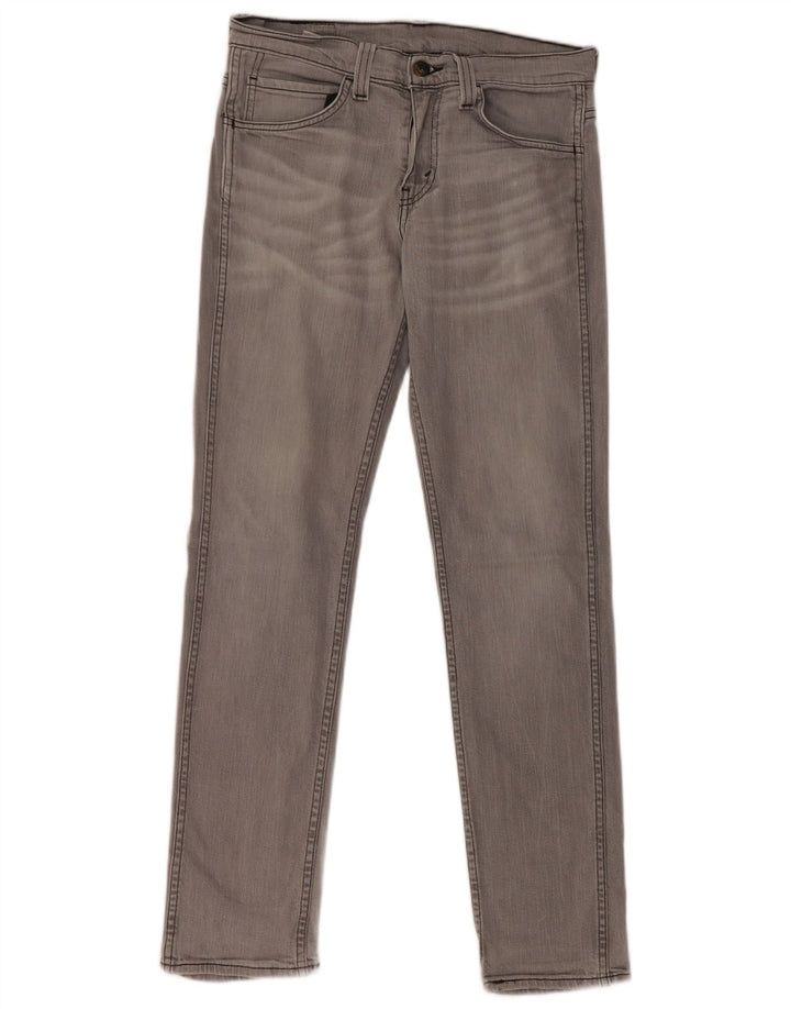 LEVI'S Ženske 511 uske traperice W30 L32 Sivi pamuk