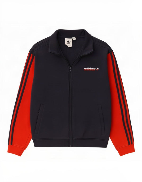 Adidas muška široka trenirka mala jakna tamnoplave boje