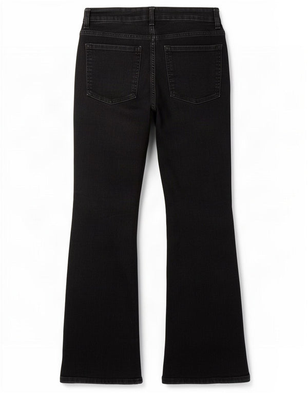 Marks & Spencer ženske traperice Eva Bootcut UK 10 male W27 L27 crne