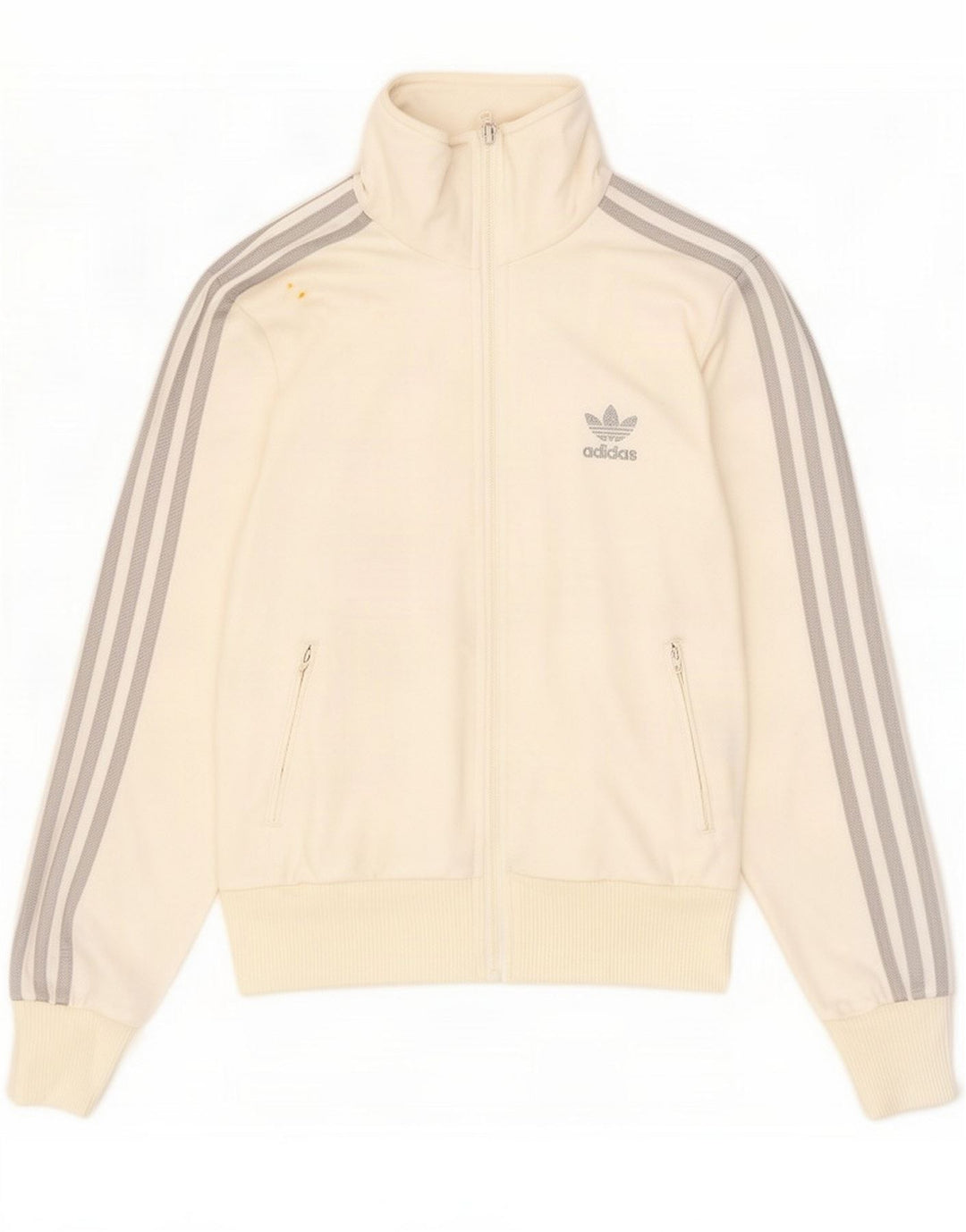 Adidas ženska gornja jakna trenirke s grafičkim motivima UK 14 srednji bijeli poliester