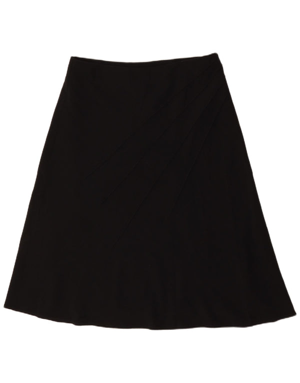 Marks & Spencer ženska suknja A-kroja UK 18 XL W36 crni poliester