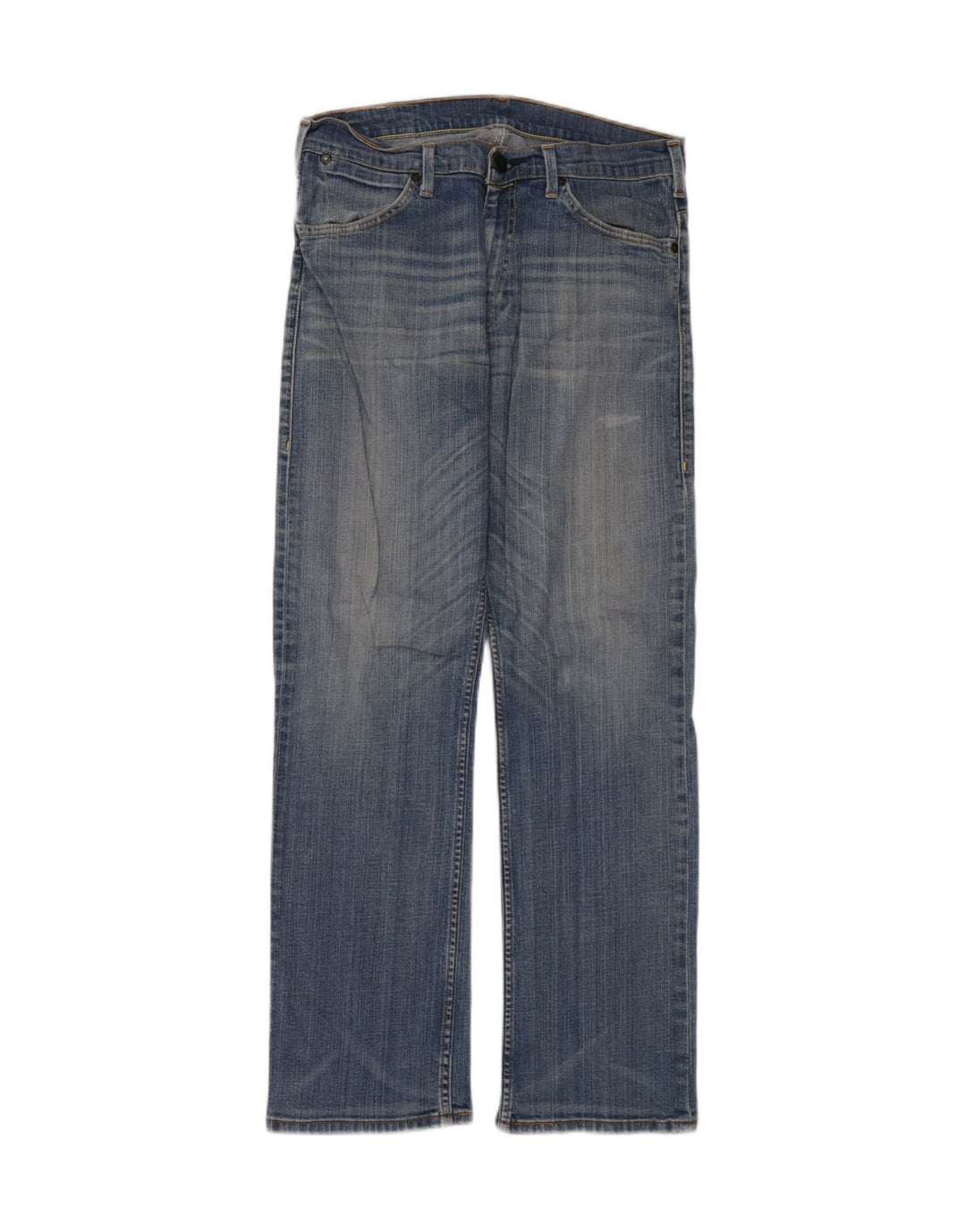 Levi's muške ravne traperice W32 L32 plavi pamuk