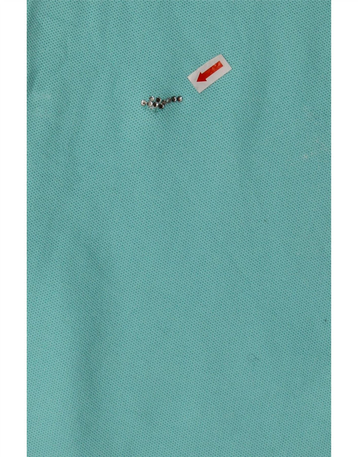 FILA Womens Sleeveless Polo Shirt IT 46 Large Turquoise Vintage Fila and Second-Hand Fila from Messina Hembry 