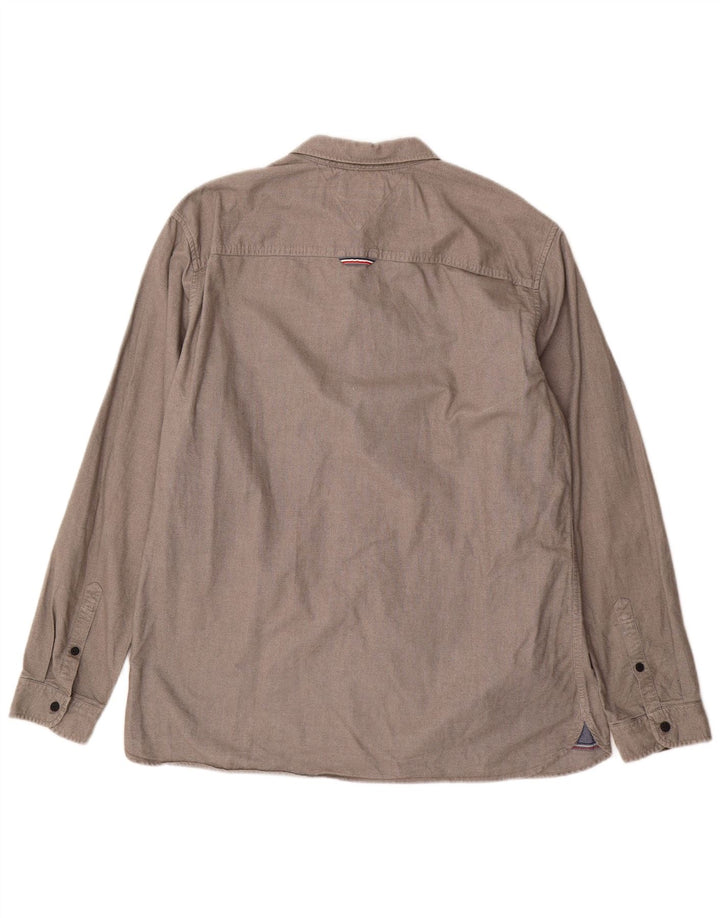 Tommy Hilfiger muška košulja standardnog kroja XL sivi pamuk