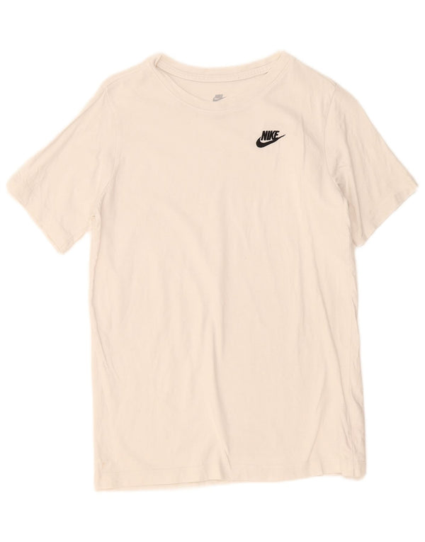 Nike majica kratkih rukava za dječake 13-14 godina XL bijeli pamuk