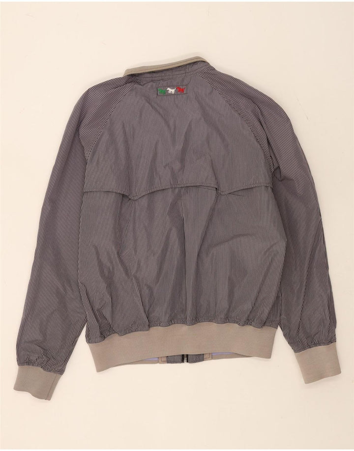 Benetton muška bomber jakna UK 44 2XL tamnoplavi pamuk od ginghama