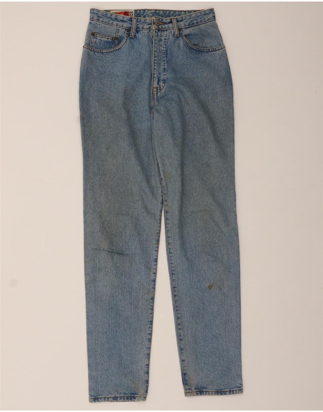 UNIFORM Mens Tapered Jeans W33 L32 Blue Cotton Vintage Uniform and Second-Hand Uniform from Messina Hembry 