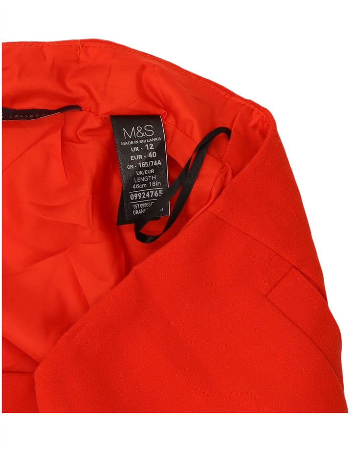 Marks & Spencer ženska mini suknja UK 12 srednje W30 crveni poliester
