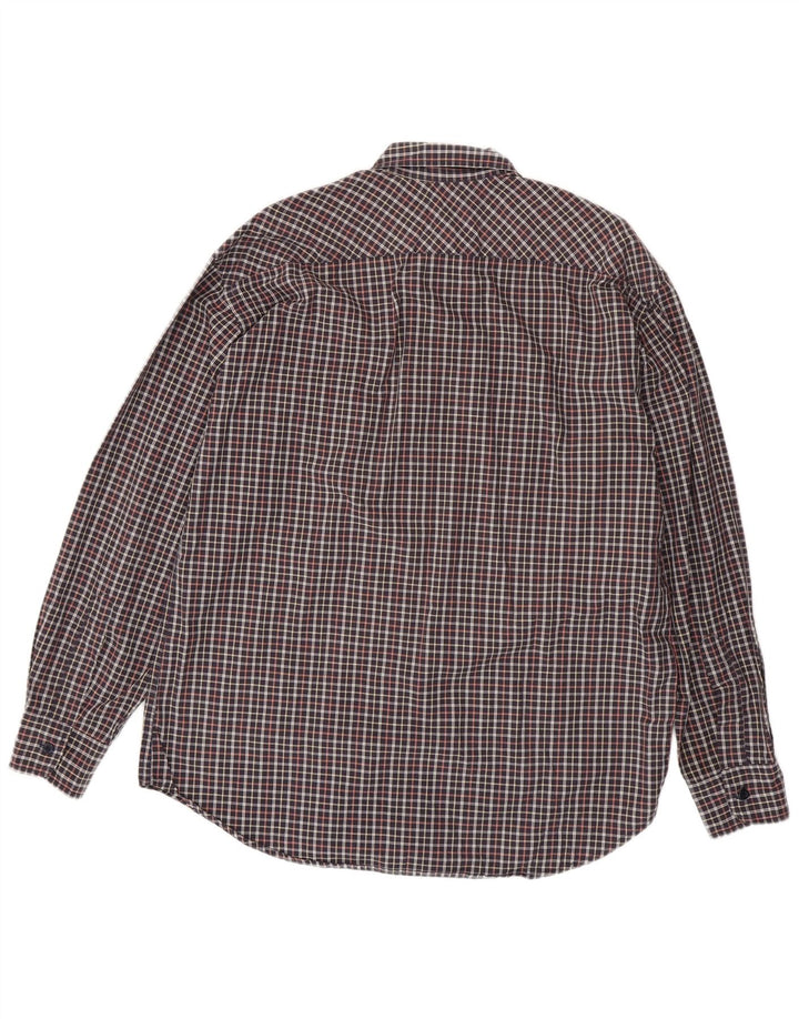 LEVI'S Mens Shirt Large Black Check Cotton